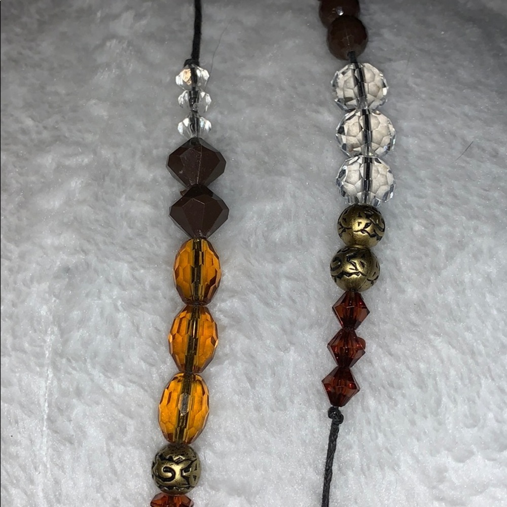 Vintage Cookie Lee 24 inch Drop Beads & Crystals - Picture 4 of 6
